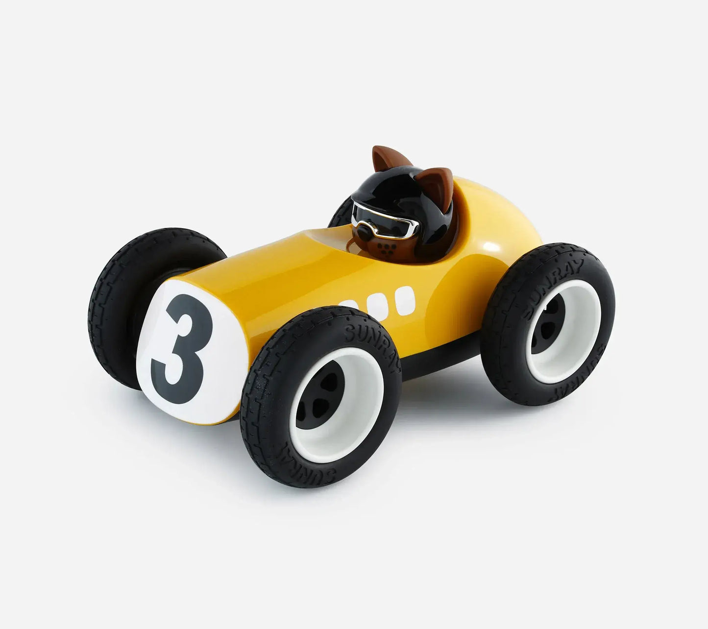 Voiture miniature Playforever Egg Sunnysider jaune