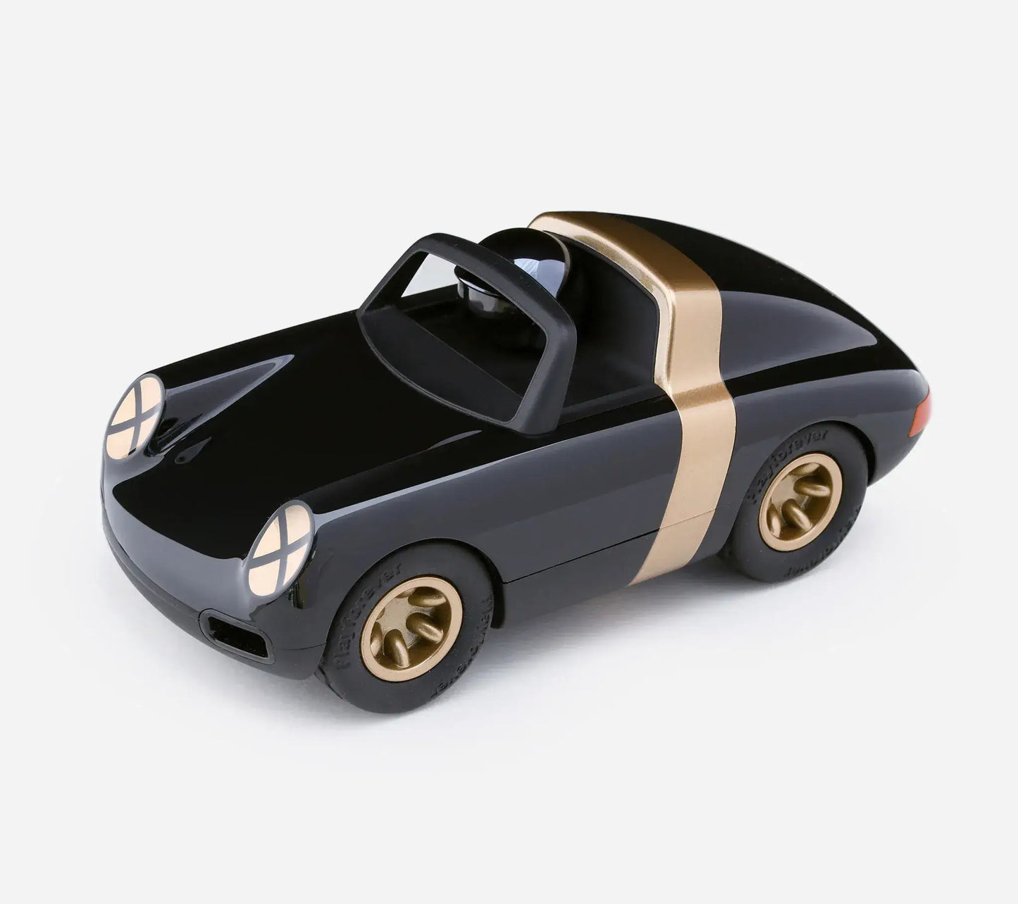 Voiture miniature Playforever Luft Crow noire et or inspirée des voitures de sport classiques
