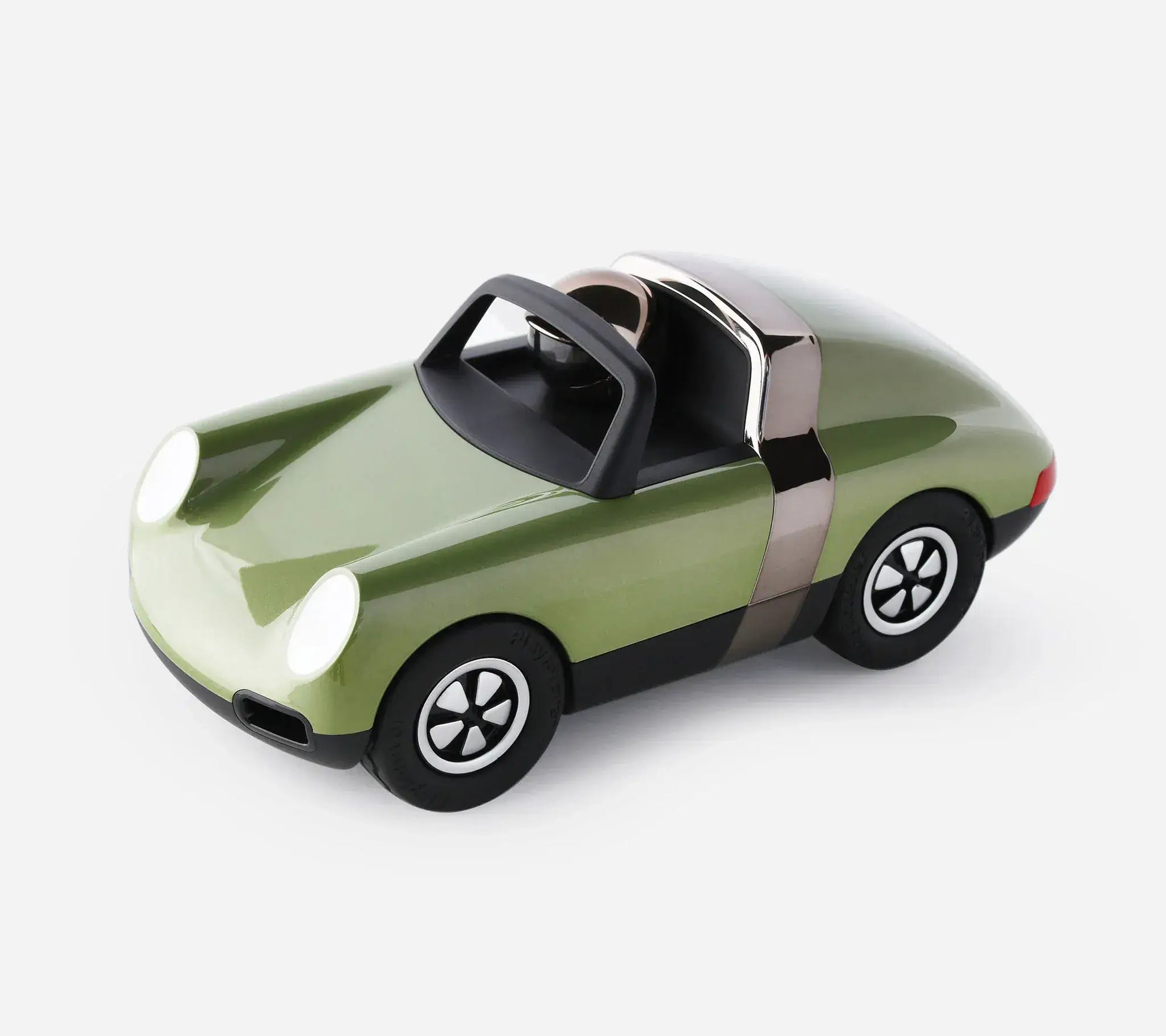 Voiture miniature Playforever Luft Hopper verte inspirée des voitures de sport des années 1980