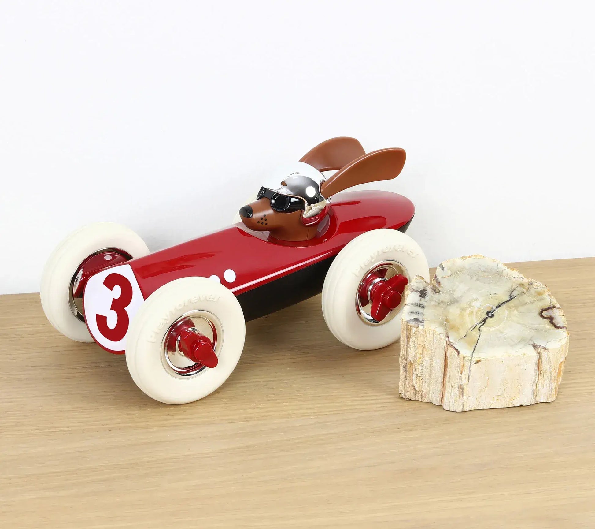 Voiture miniature Playforever Rufus Patrick rouge objet décoratif