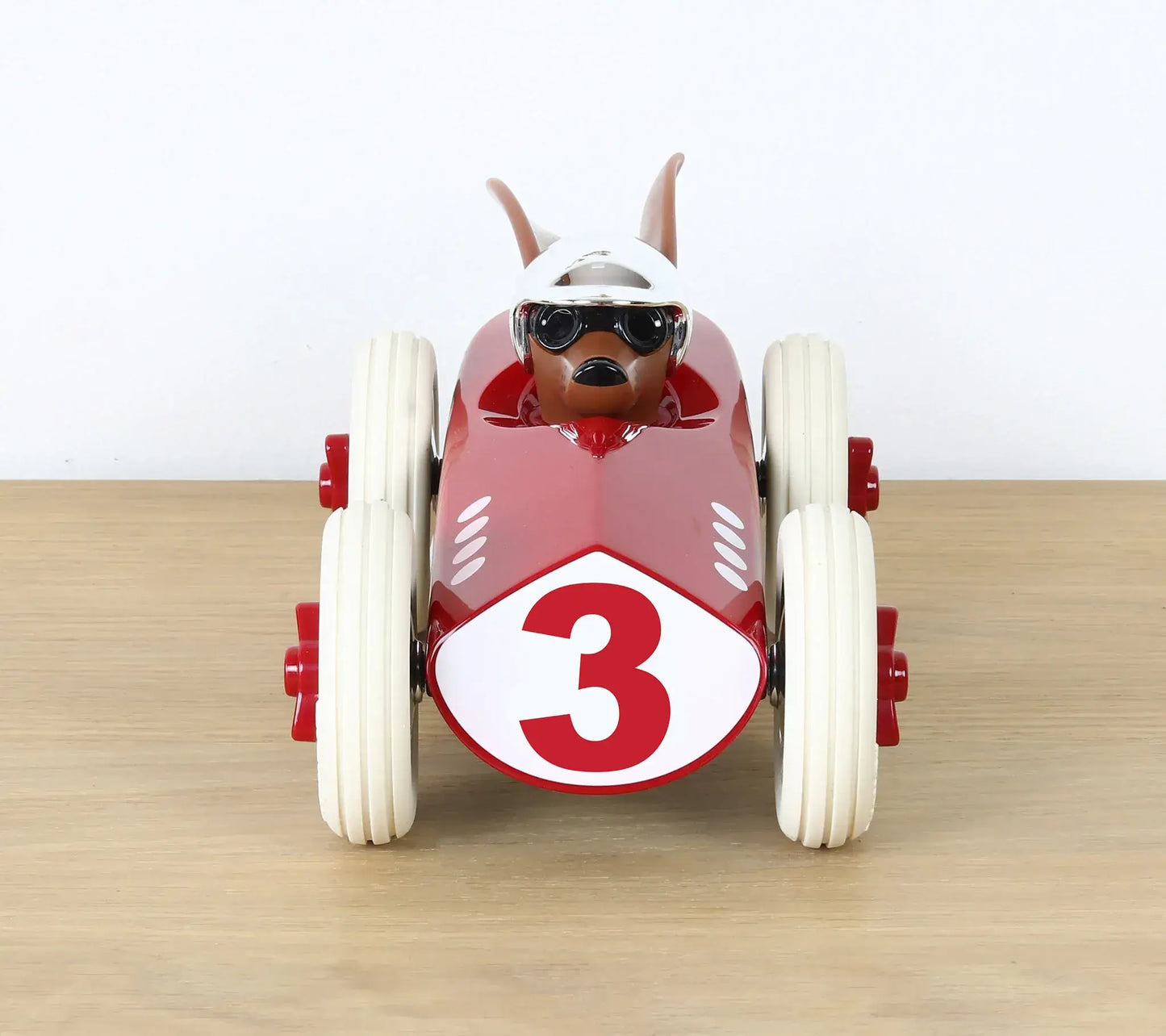 Voiture miniature Playforever Rufus Patrick rouge vue avant