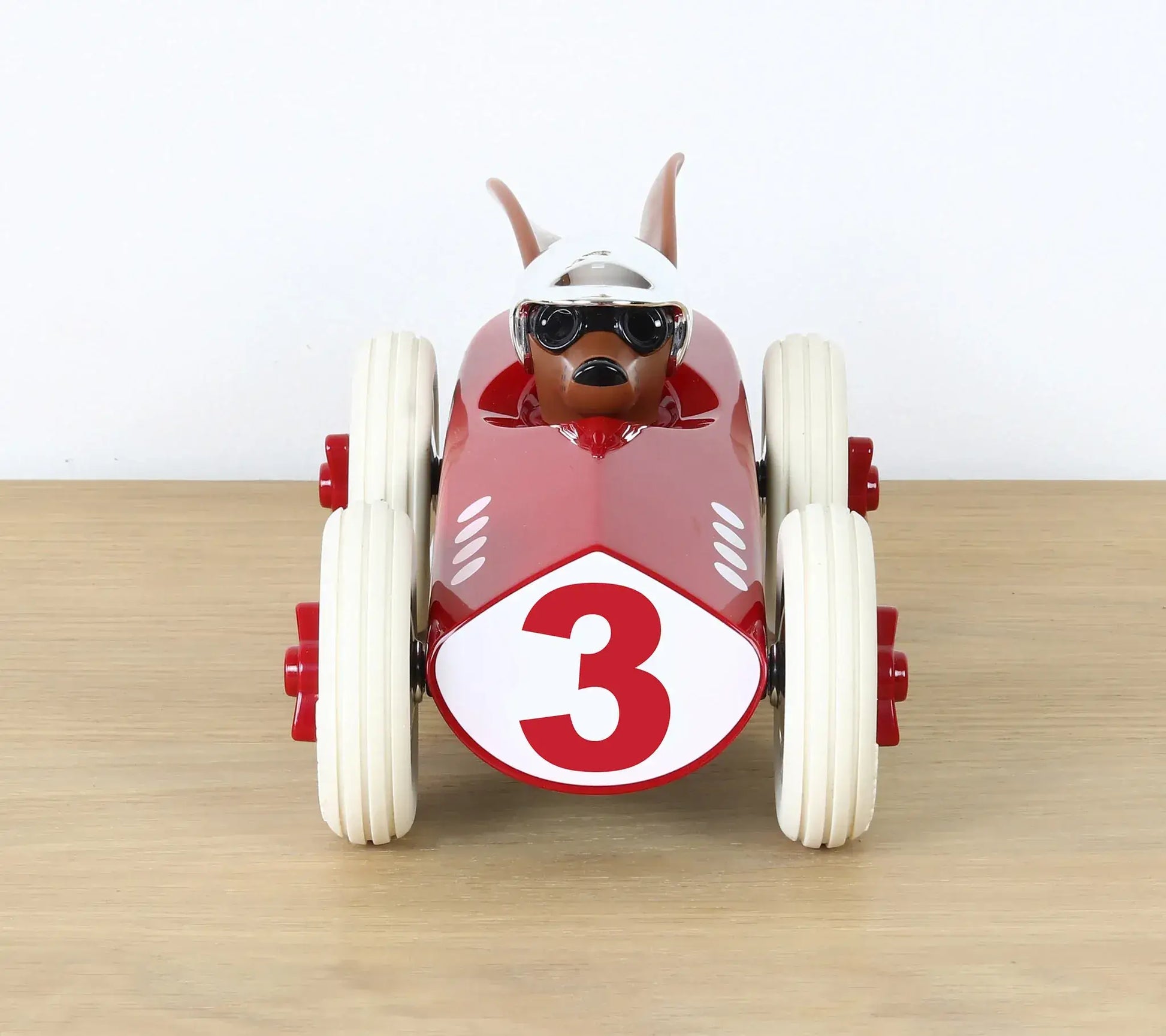 Voiture miniature Playforever Rufus Patrick rouge vue avant