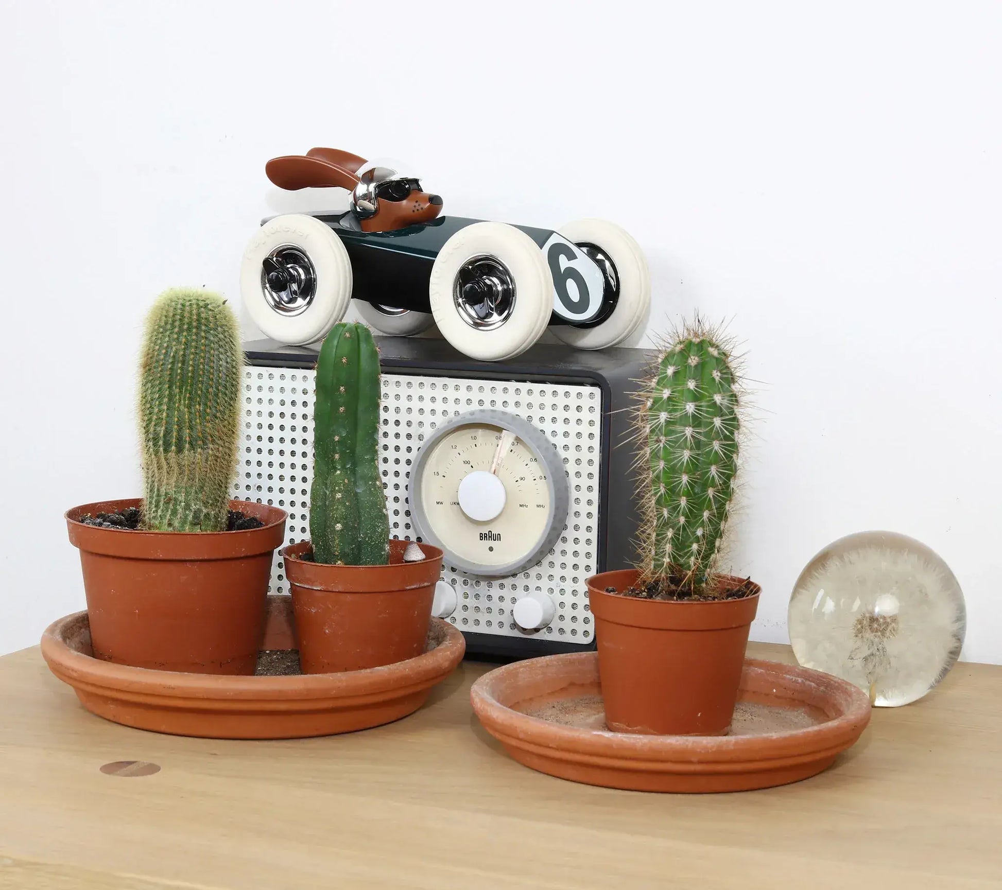 Voiture miniature Playforever Rufus Weller verte décoration intérieure