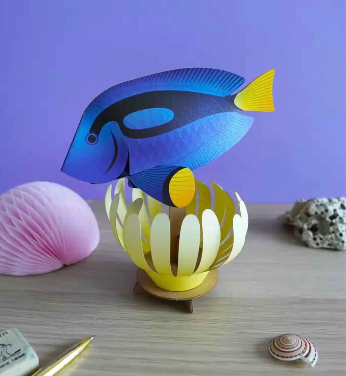 Poisson Blue Tang - Puzzle 3D collection Vie Marine - Assembli