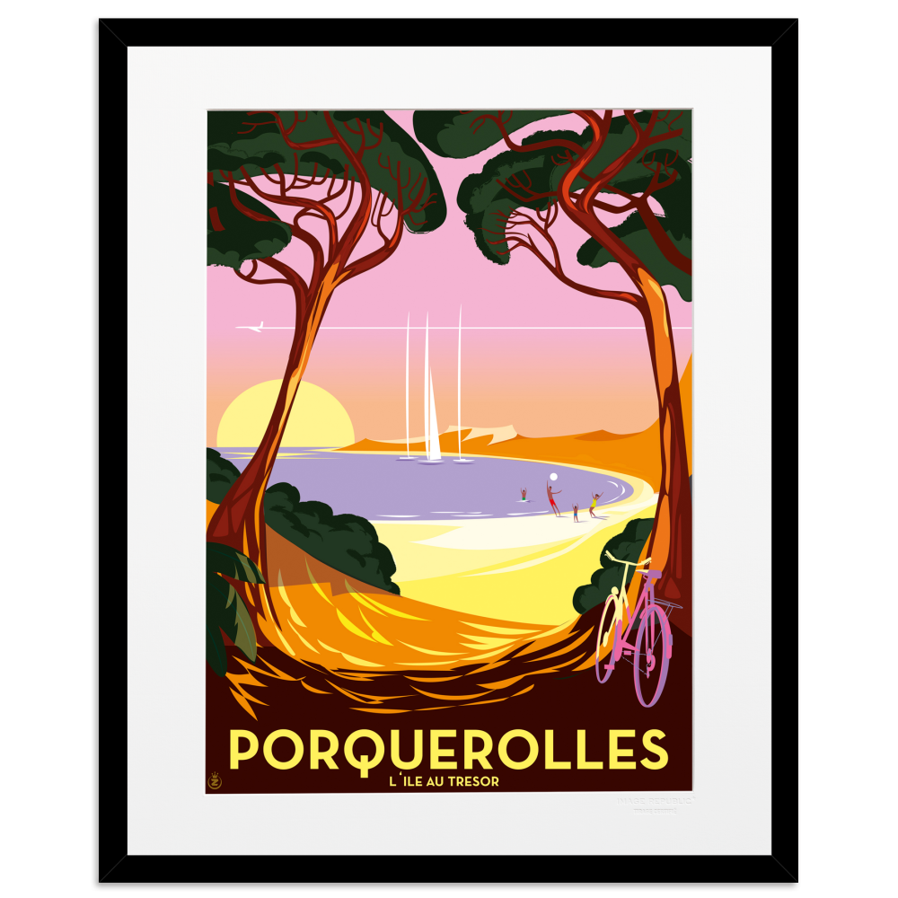 Porquerolles - Collection Monsieur Z - tirage 40x50cm - Image republic