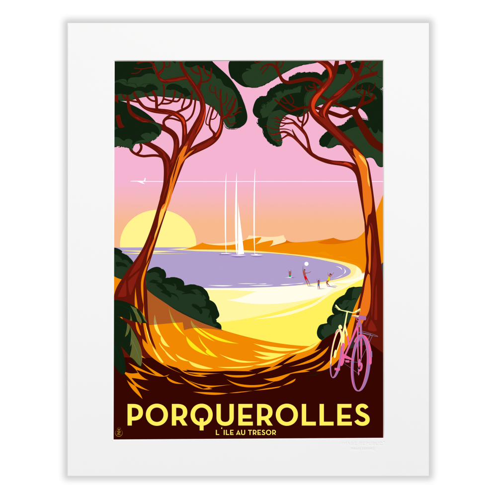 Porquerolles - Collection Monsieur Z - tirage 40x50cm - Image republic