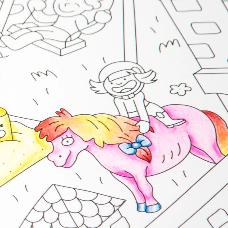 Coloriage géant Kids Life par OMY