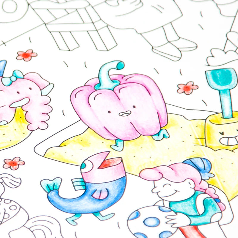 Coloriage géant Kids Life par OMY