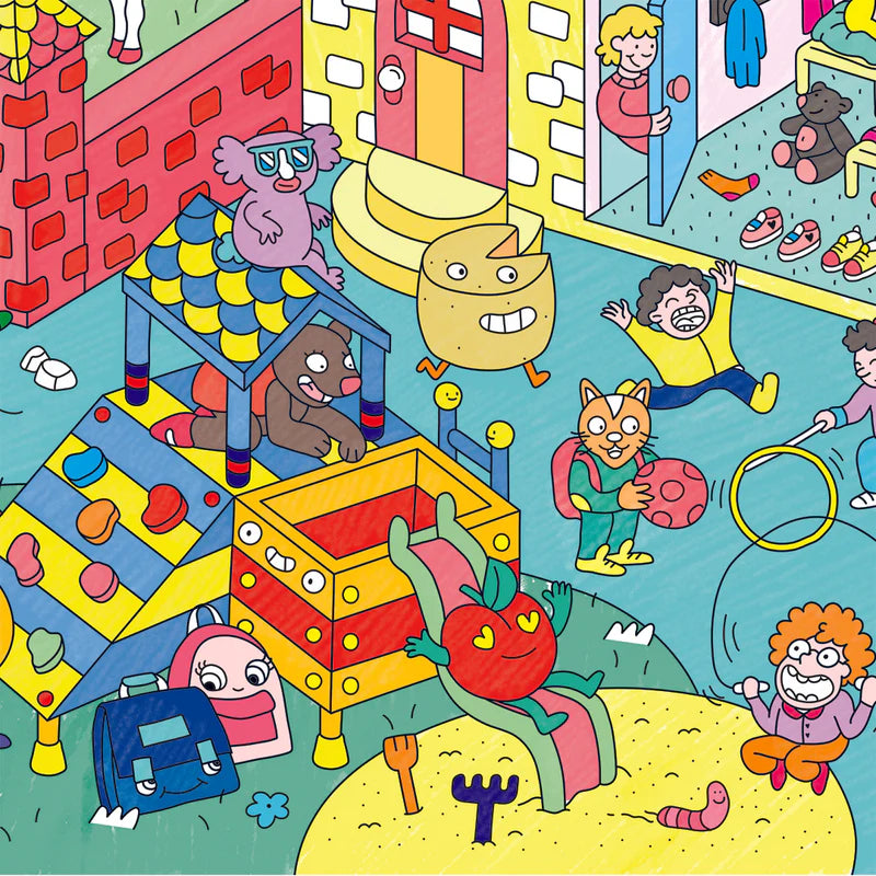 Coloriage géant Kids Life par OMY