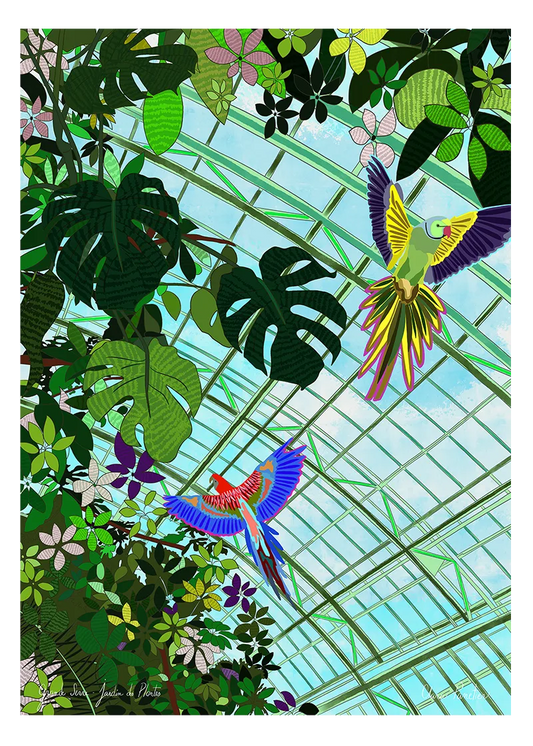 Puzzle Clara Panetier La grande serre - 1000 pièces Image Republic