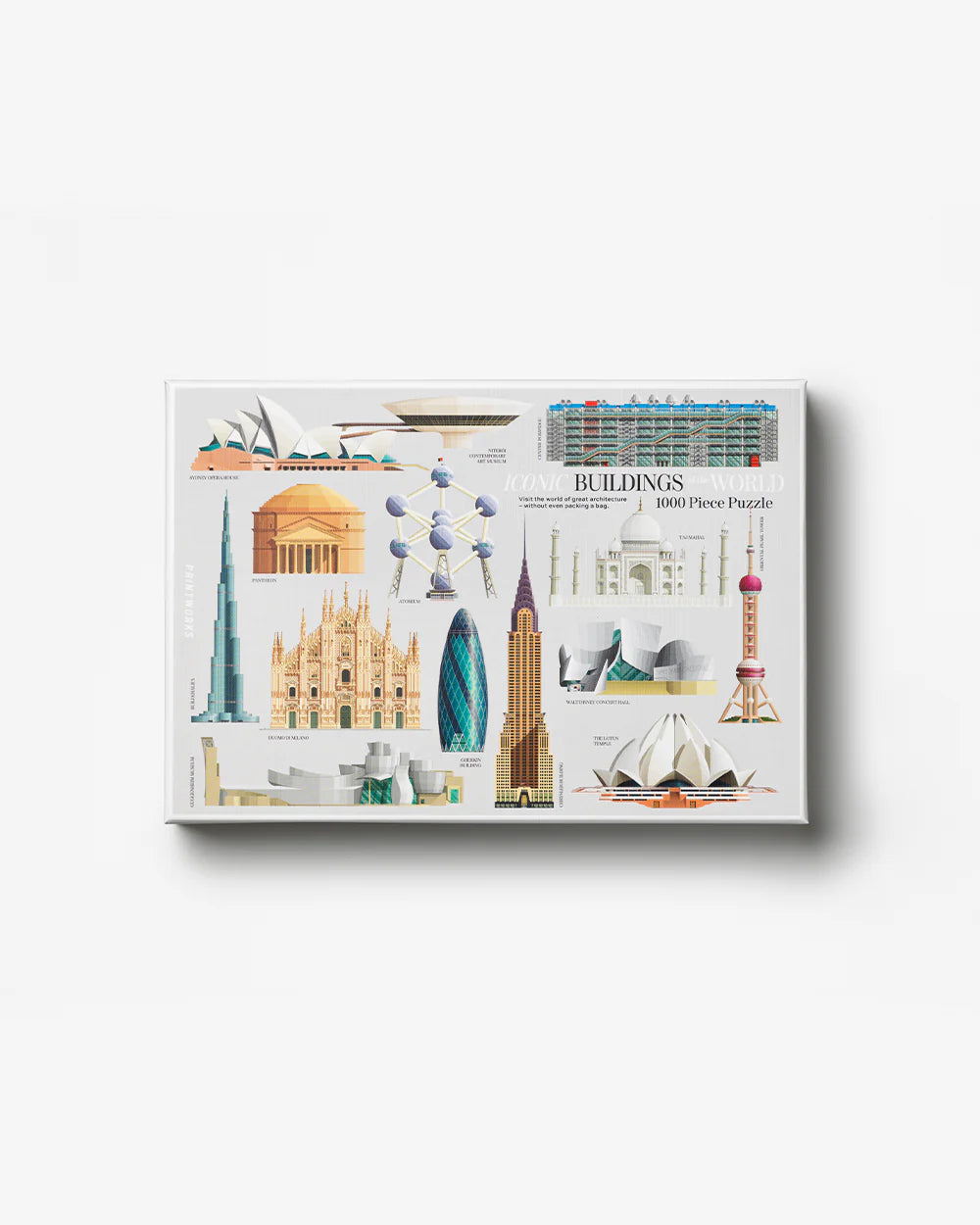 Puzzle Iconics Buildings Printworks - 1000 pièces