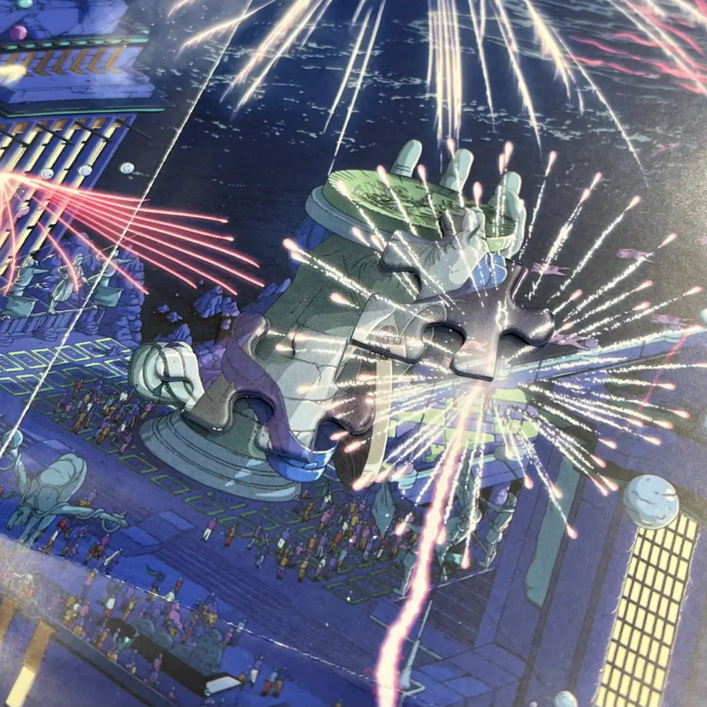 Illustration détaillée du Puzzle Jeux Olympiques de Paris 2024
