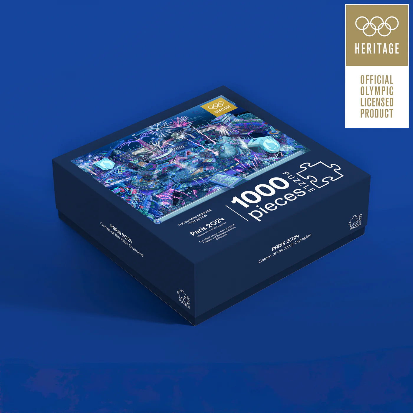 Boîte puzzle Paris 2024 Célébration 1000 pièces produit officiel
