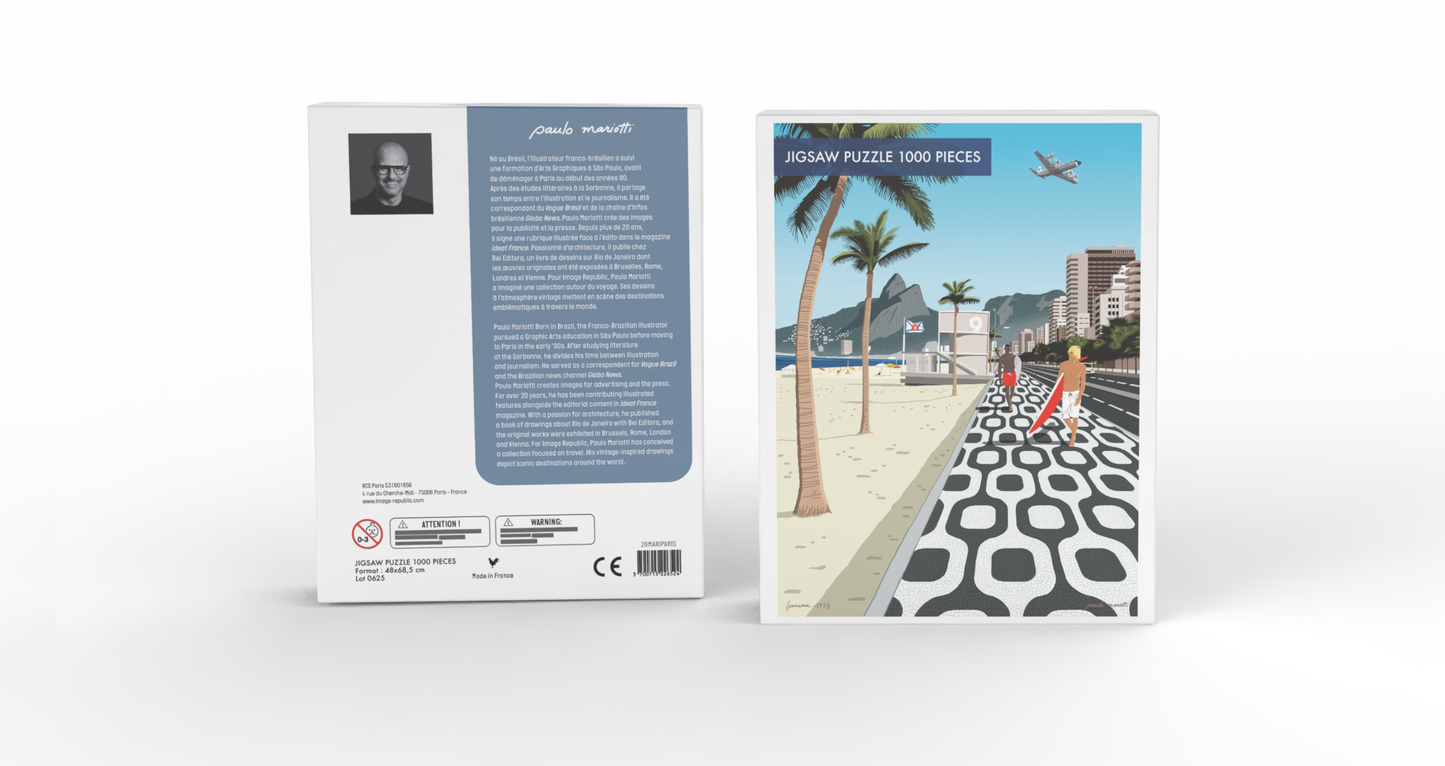 Boîte du puzzle Ipanema Paulo Mariotti - 1000 pièces par Image Republic 