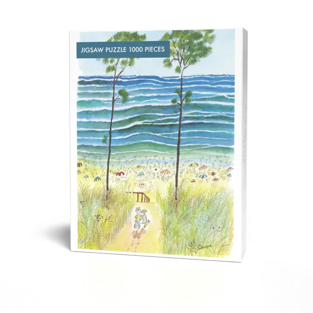 Boite du puzzle Sempé Ocean Couple 1000 pièces édité par Image Republic