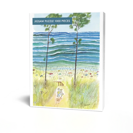 Boite du puzzle Sempé Ocean Couple 1000 pièces édité par Image Republic