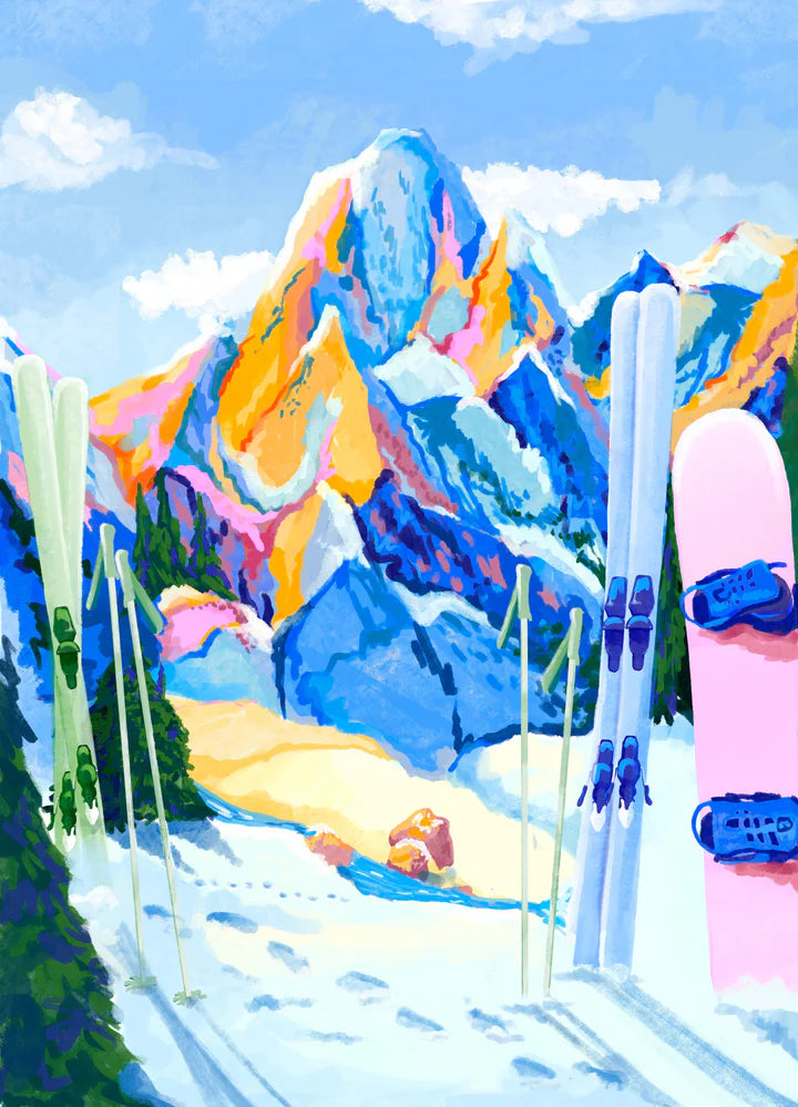 Affiche puzzle Snow must go on