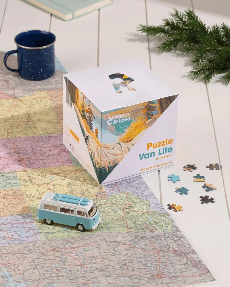 Boîte du puzzle Van Life Piece and Love x Radstream