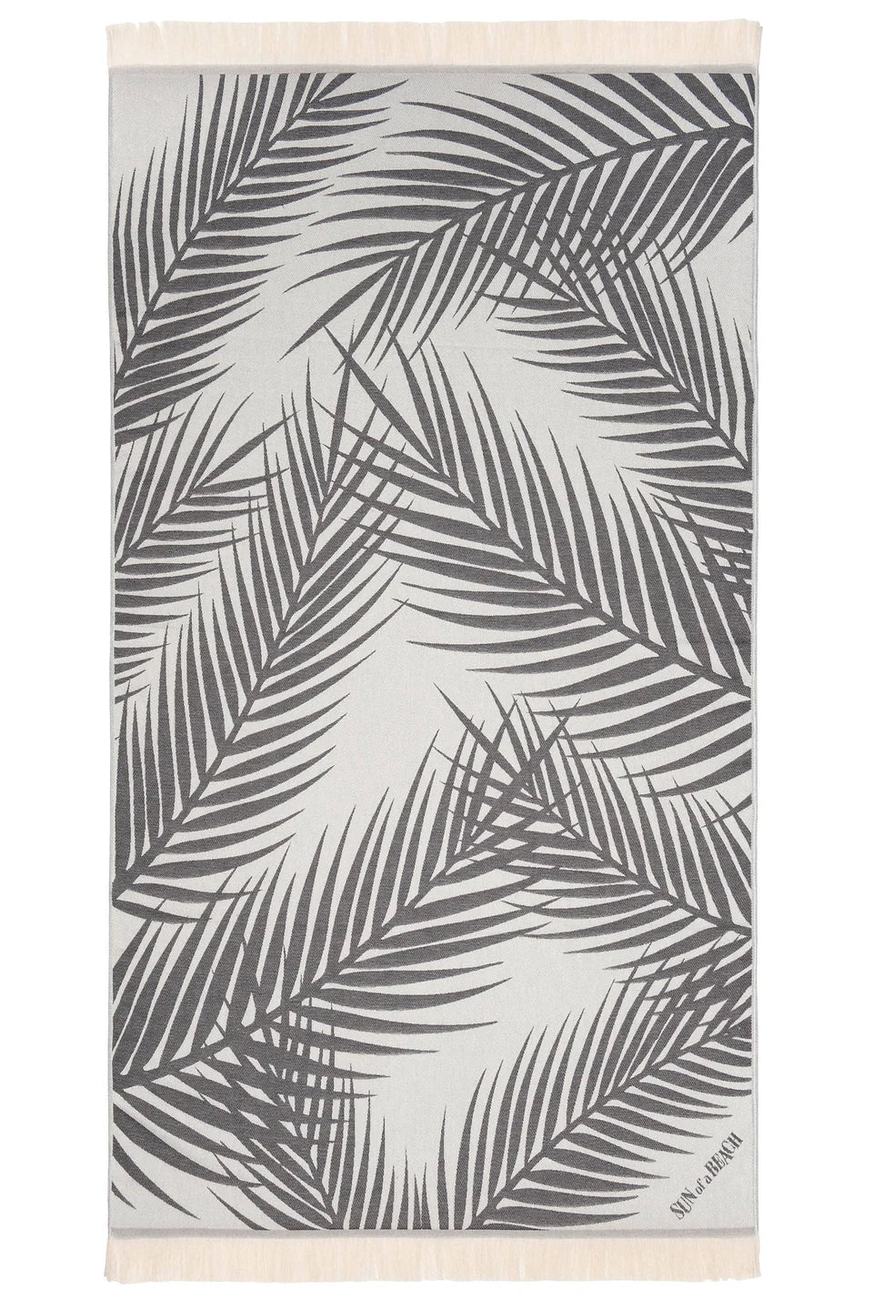 Serviette de plage Palm Springs Grise - Sun of a Beach