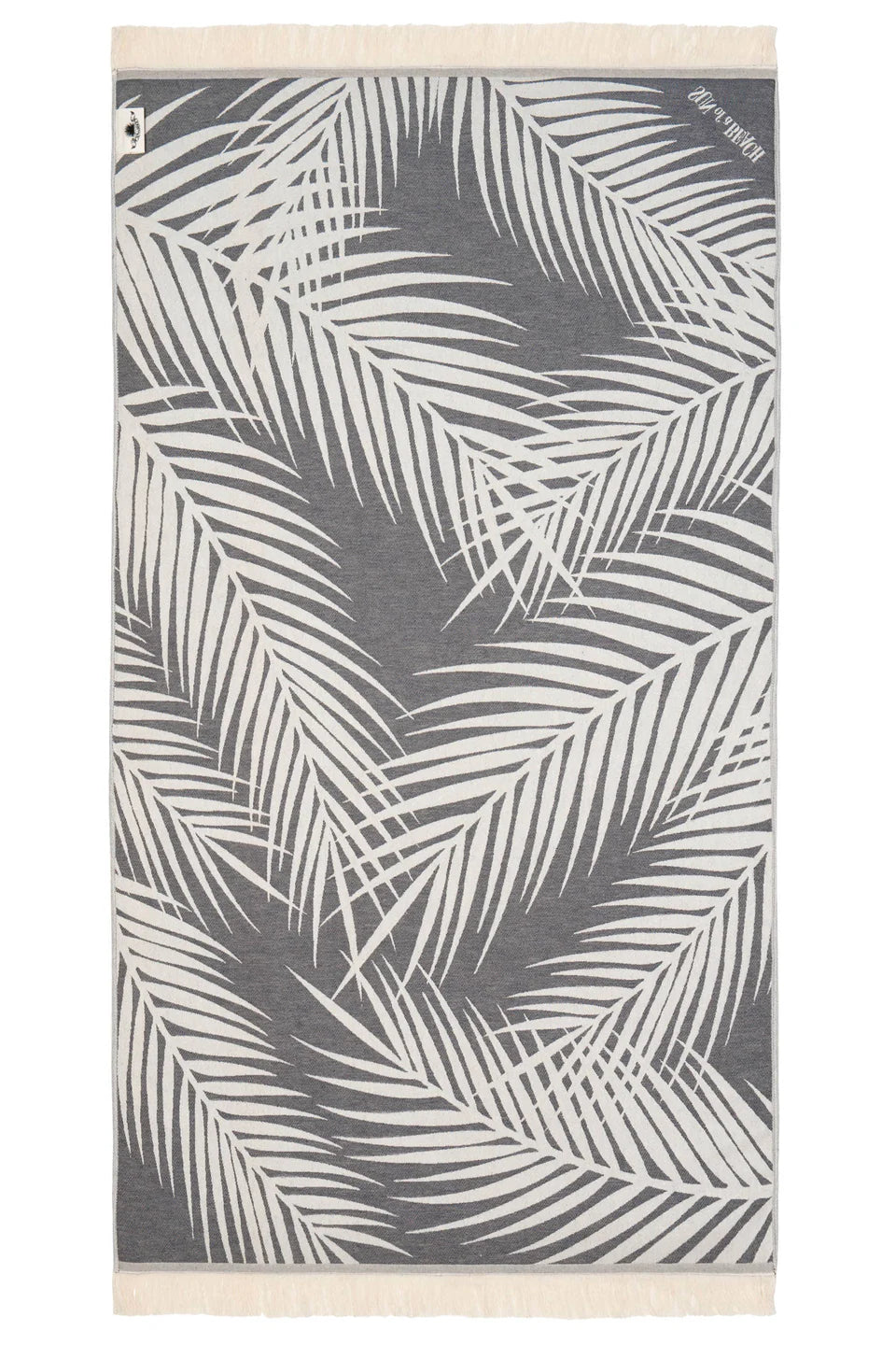 Serviette de plage Palm Springs Grise - Sun of a Beach