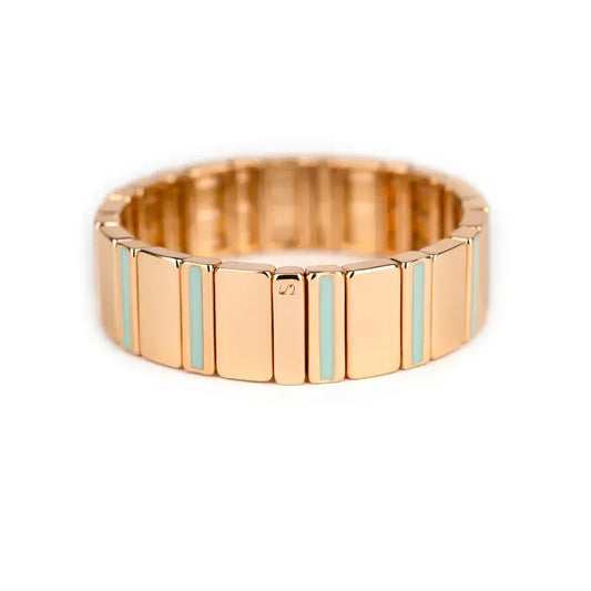 Bracelet Simone à Bordeaux Gold Opaline