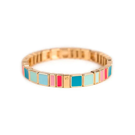 Bracelet Simone à Bordeaux Hubba Serti Carnet de Couleurs