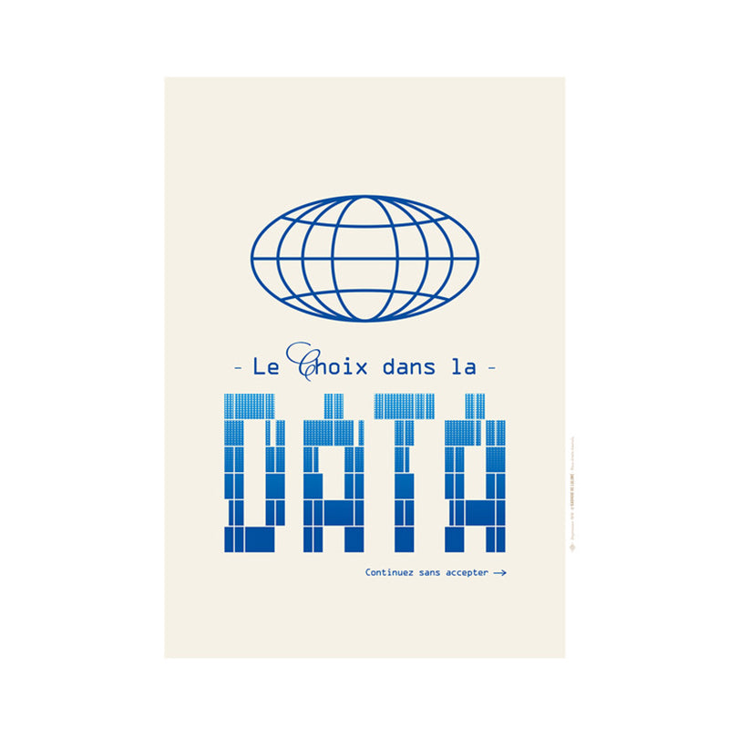 Le Choix Dans La Data - Affiche A3 - Gaspard De Lalune