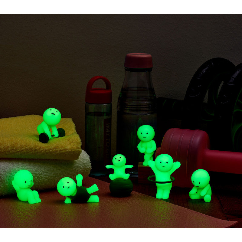 Smiski Exercice - Figurine fantôme phosphorescent à collectionner