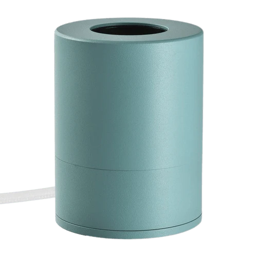 Socle Pop Turquoise avec câble blanc pour ampoule "Message in the Bulb"