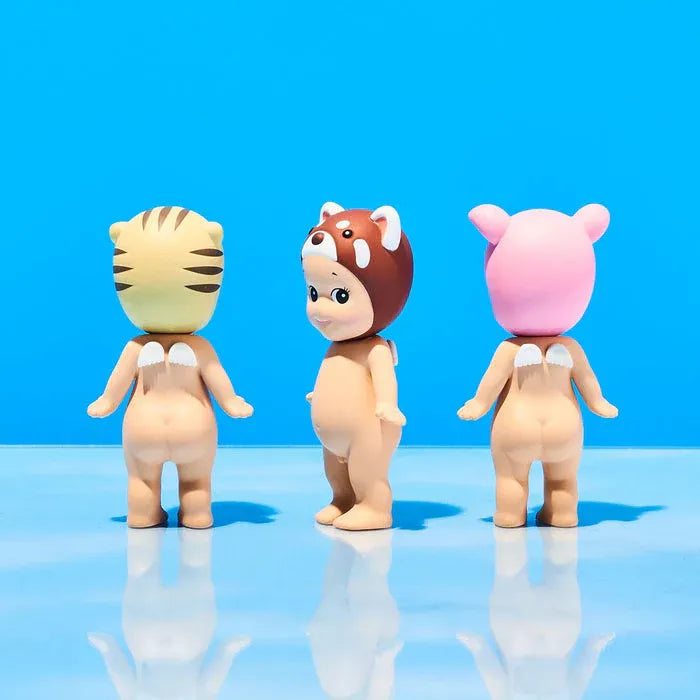 Sonny Angel Animal Série 2, figurines marcassin, panda roux, cochon