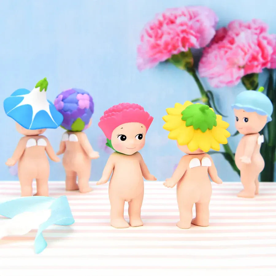 Figurines Sonny Angel Fleurs misent en scène