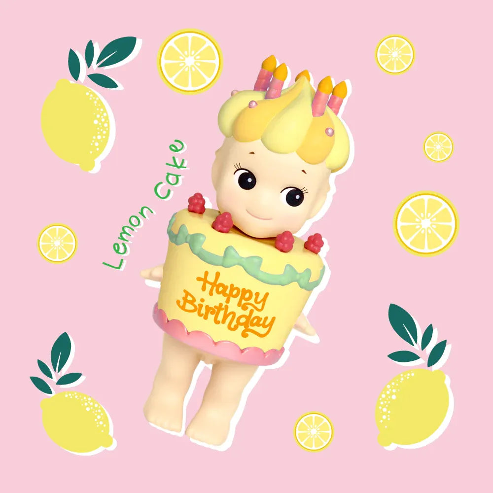 Sonny Angel Happy Birthday - Gâteau au citron