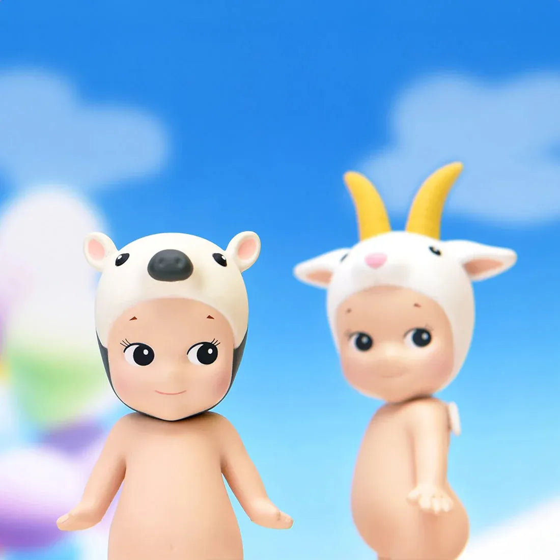 Sonny Angel Animal, figurines de chèvre et de cochon