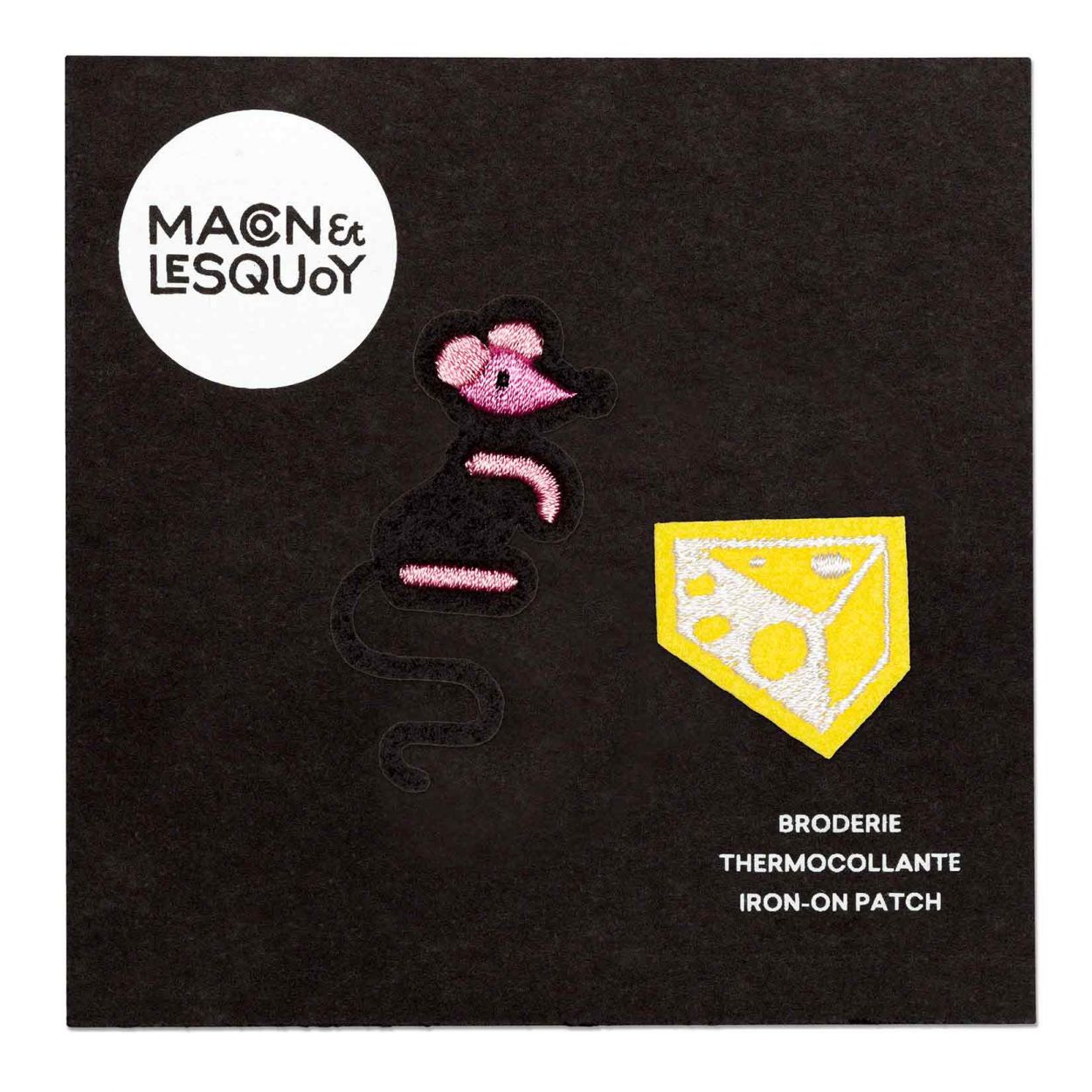 Souris Gourmande - Ecusson Brodés Main - Macon&Lesquoy