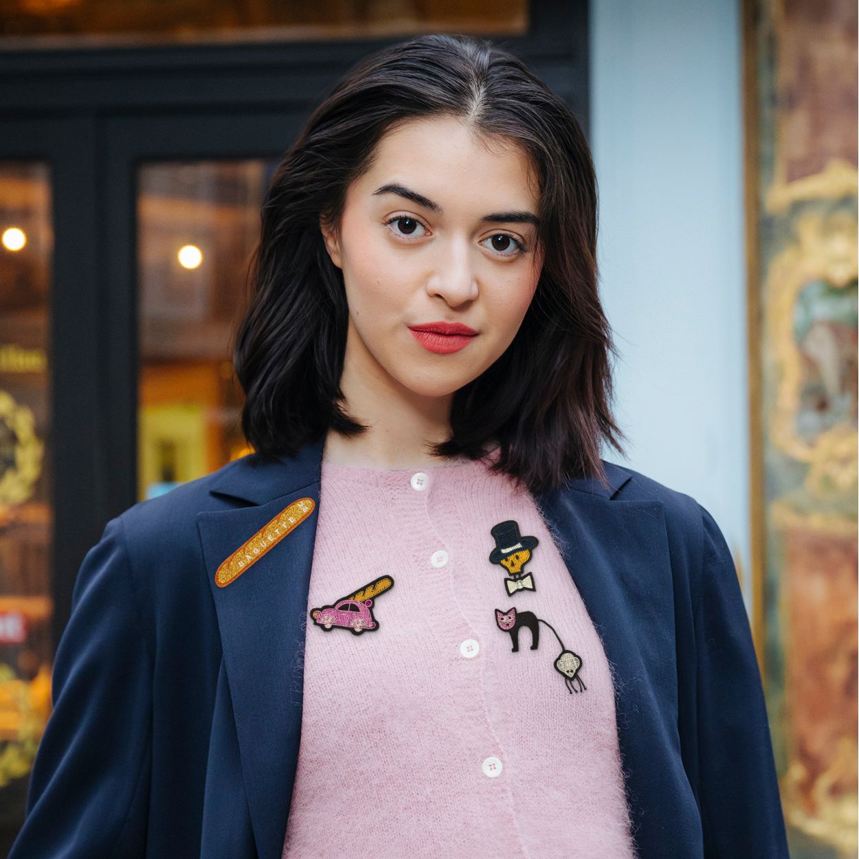 Squelette Dandy - Broche Brodés Main - Macon&Lesquoy