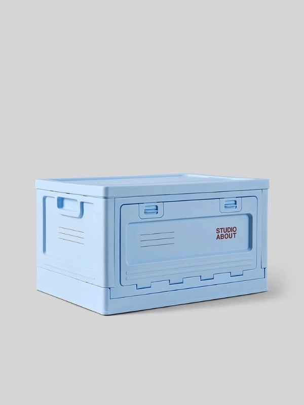 Boite bleu clair taille large Studio About vue de côté