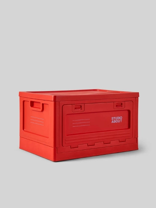 Boite rouge taille large Studio About vue de côté