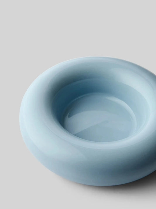 Grand bougeoir BOB bleu clair Studio About vue oblique