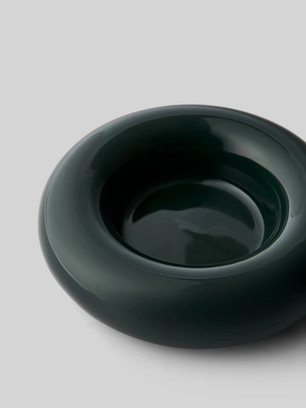 Grand bougeoir BOB vert foncé Studio About vue oblique