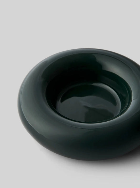 Grand bougeoir BOB vert foncé Studio About vue oblique