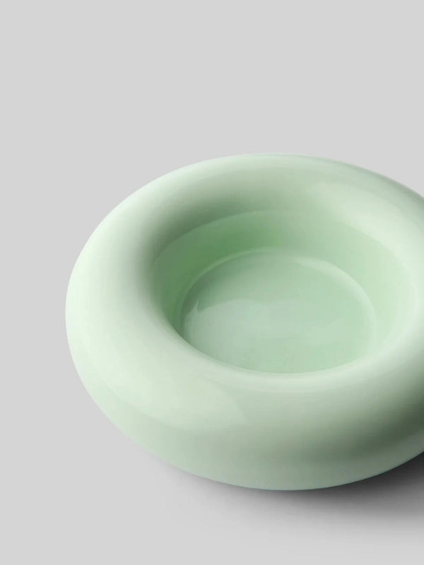 Grand bougeoir BOB vert menthe Studio About vue oblique