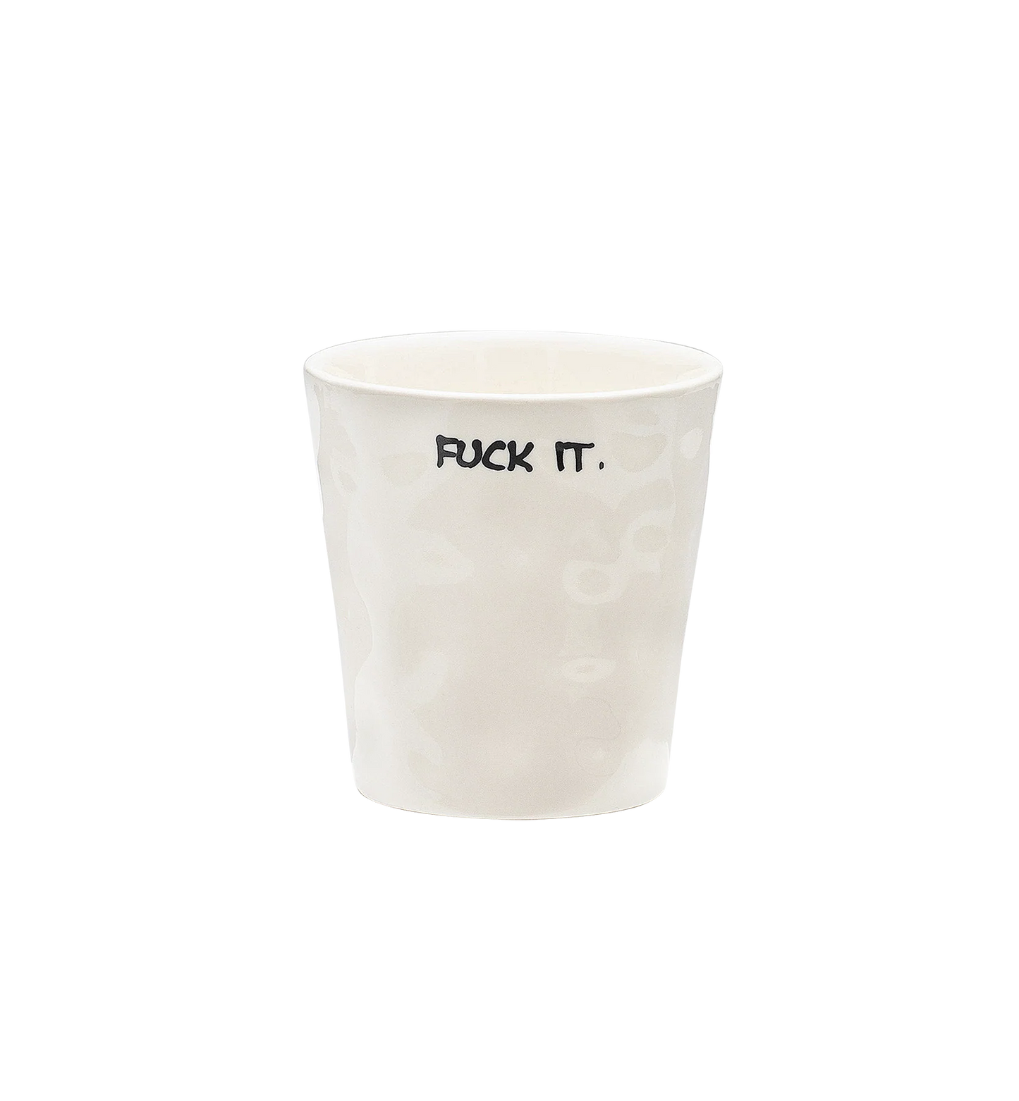 Fuck It - Tasse à café en céramique avec typo manuscrite - anna+nina