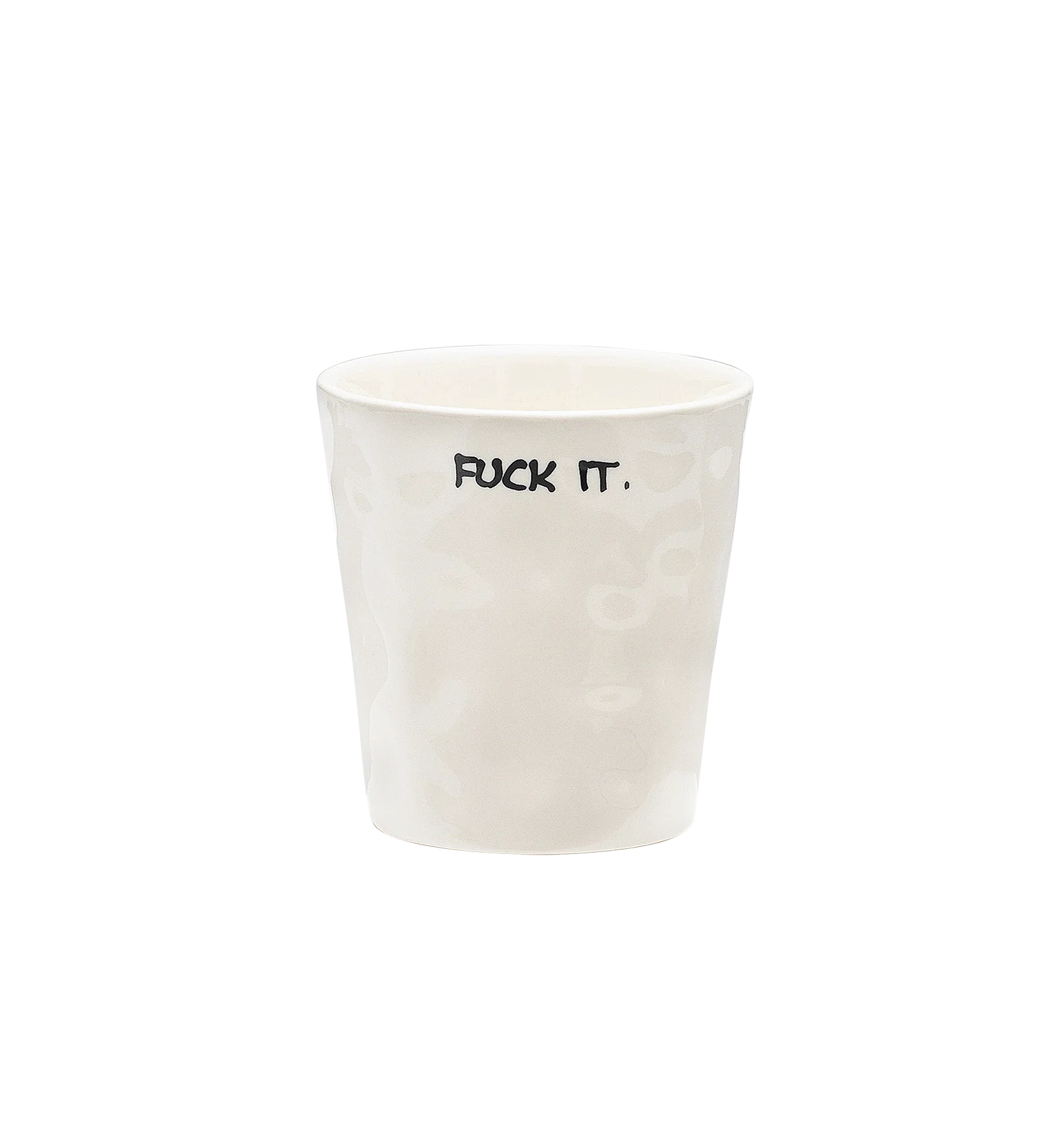 Fuck It - Tasse à café en céramique avec typo manuscrite - anna+nina