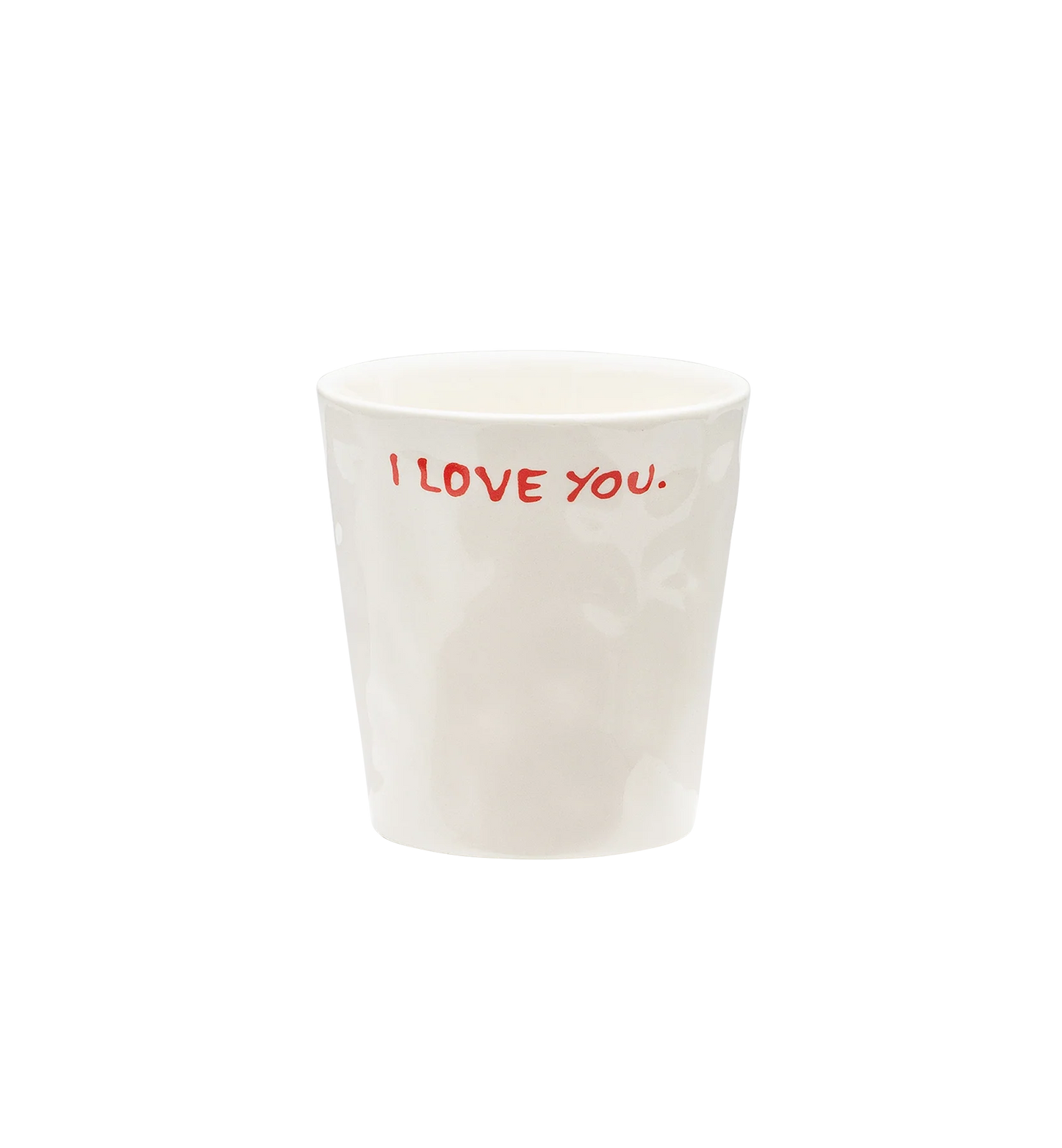 I Love You - Tasse à café en céramique avec typo manuscrite - anna+nina