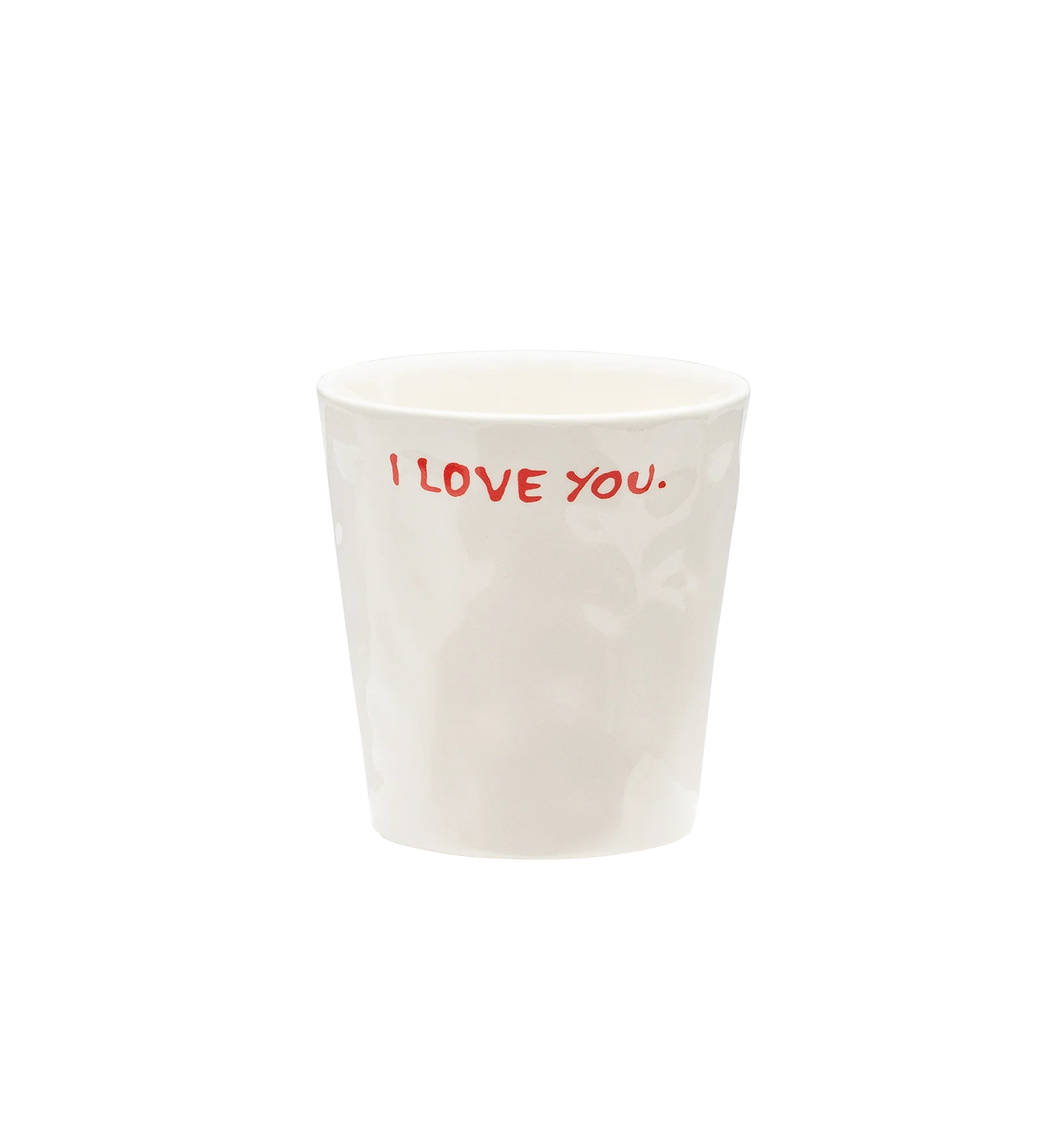 I Love You - Tasse à café en céramique avec typo manuscrite - anna+nina