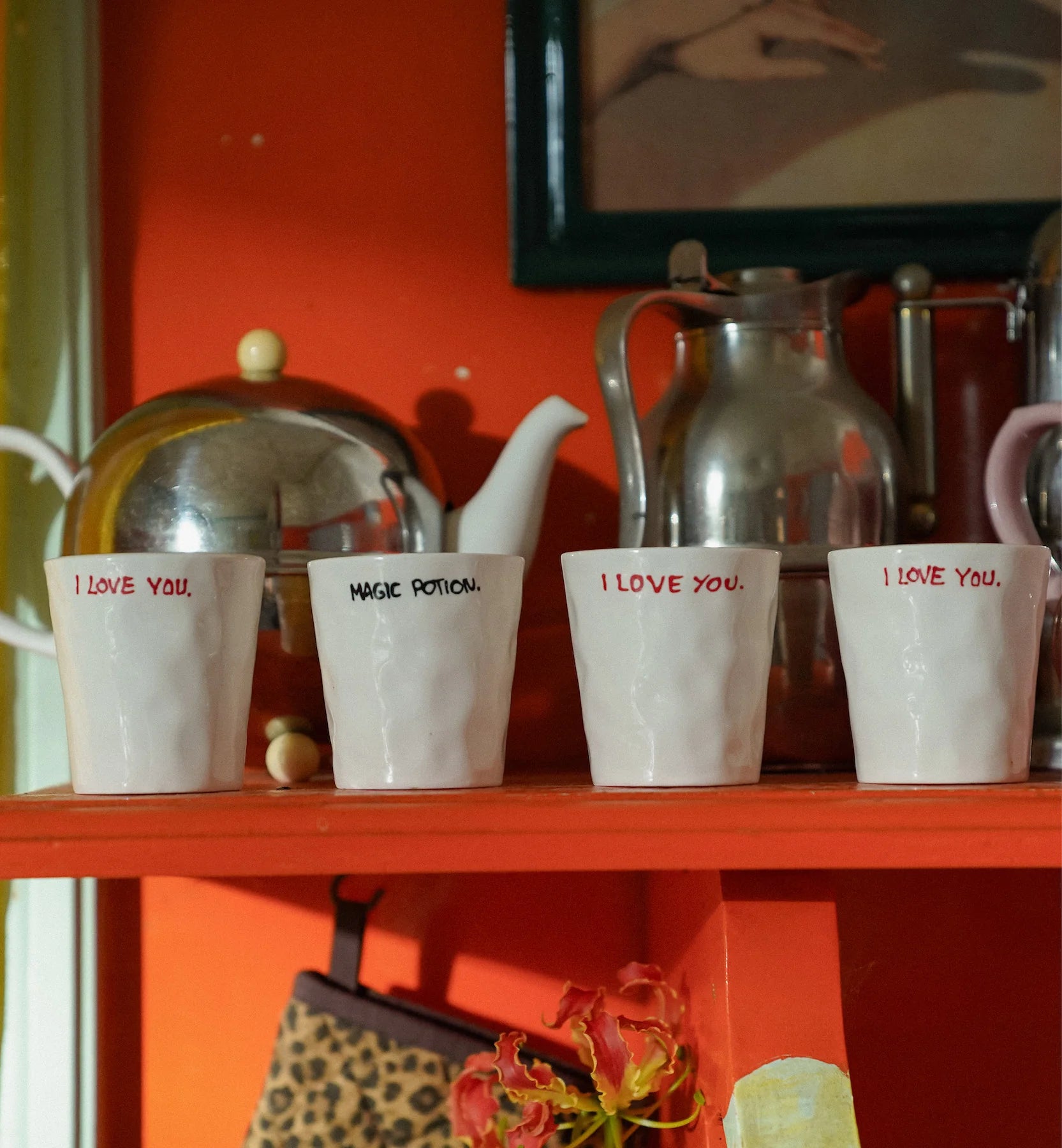 I Love You - Tasse à café en céramique avec typo manuscrite - anna+nina