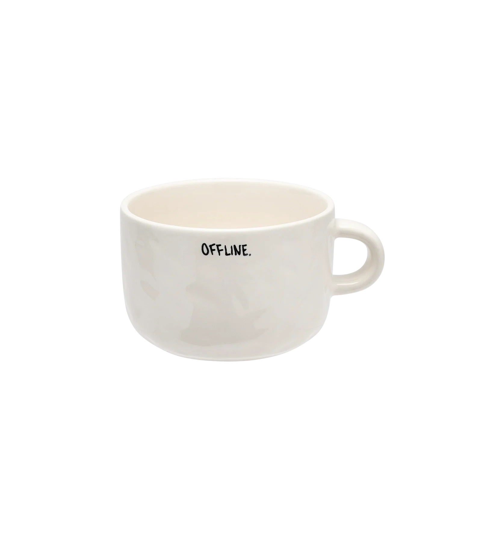 Offline - Tasse à cappuccino en céramique avec typo manuscrite - anna+nina