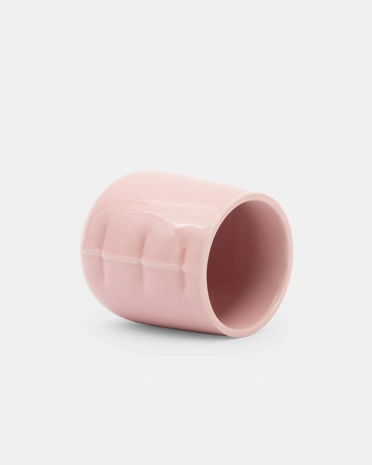 Set de 2 tasses Lily Gloss Bubblegum détail couture Home Studyo