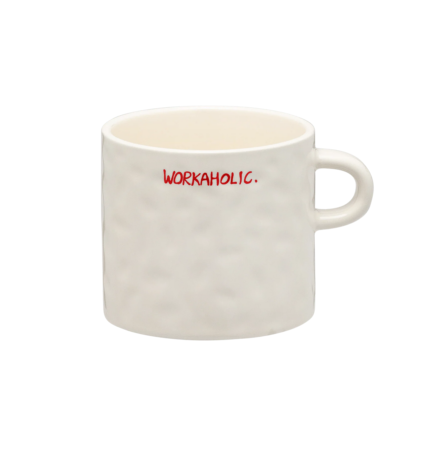 Workaholic - Tasse Mug en céramique avec typo manuscrite - anna+nina