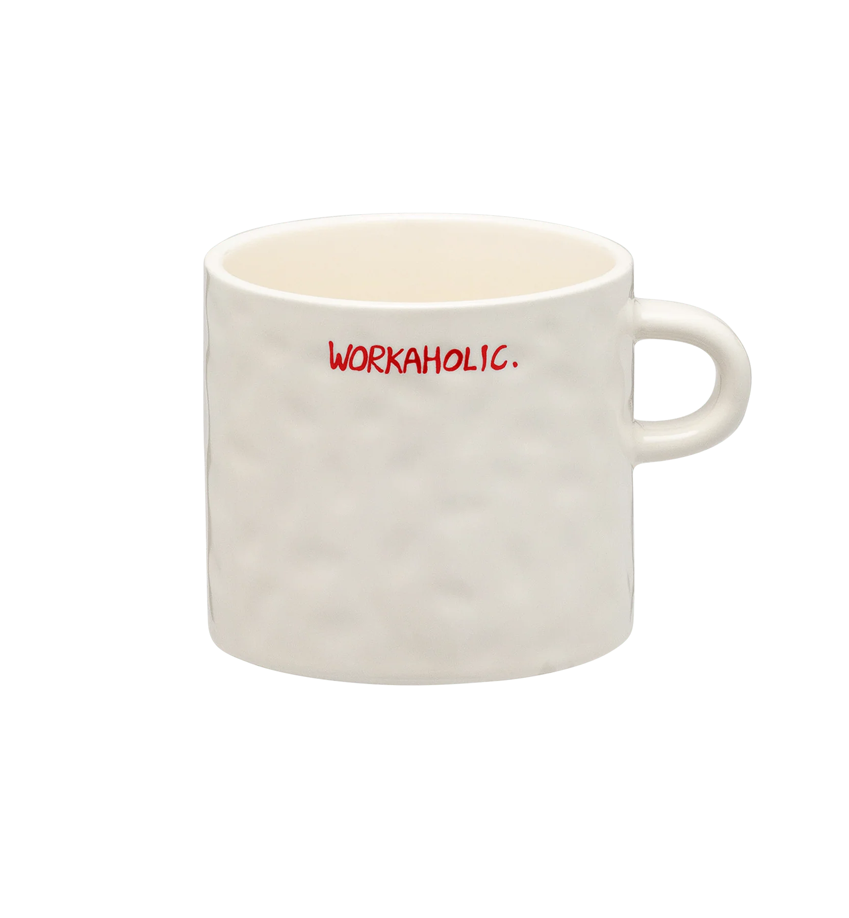 Workaholic - Tasse Mug en céramique avec typo manuscrite - anna+nina